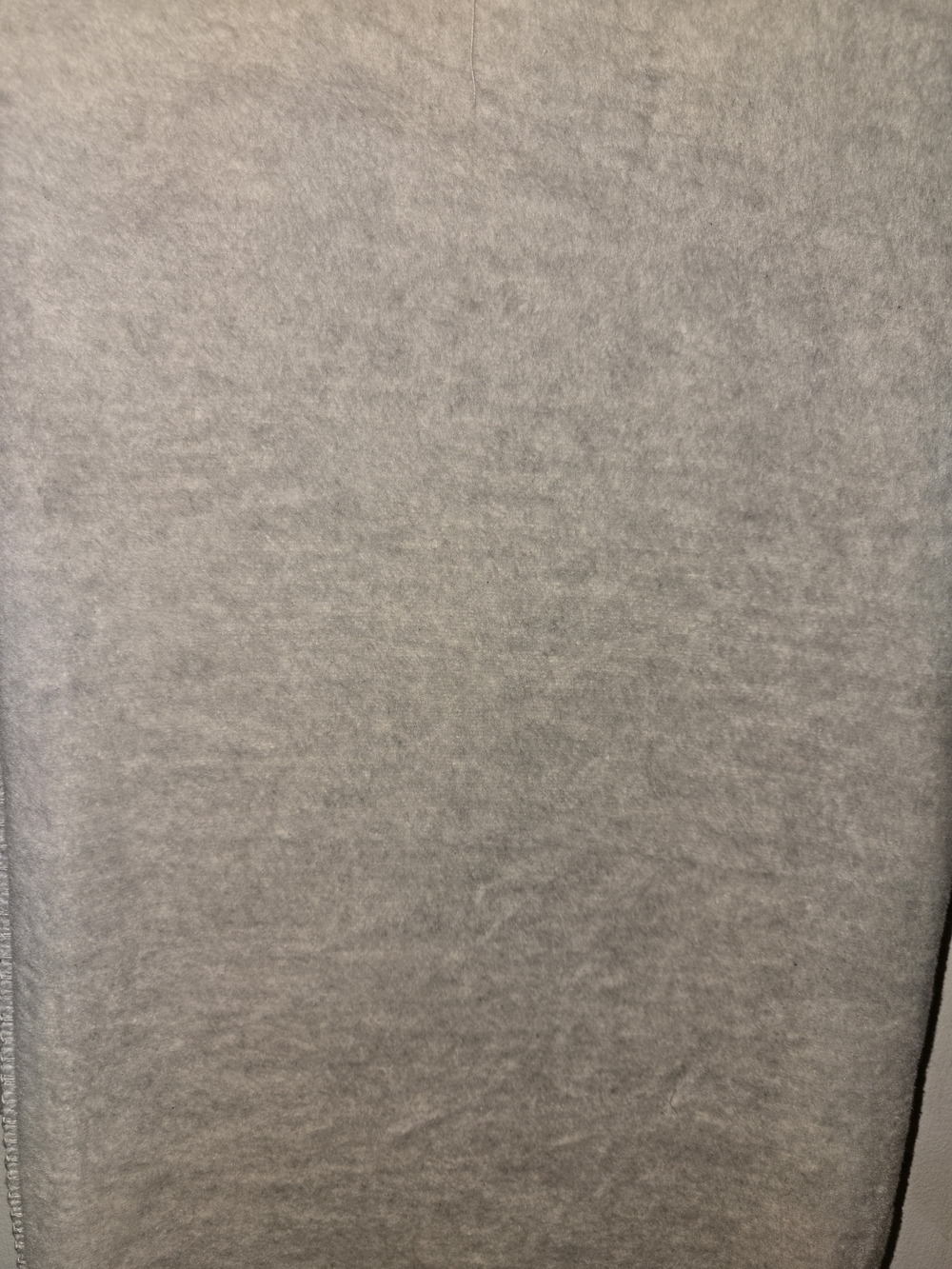 Soft Light Gray Knit Throw Blanket - Picture 2 of 5